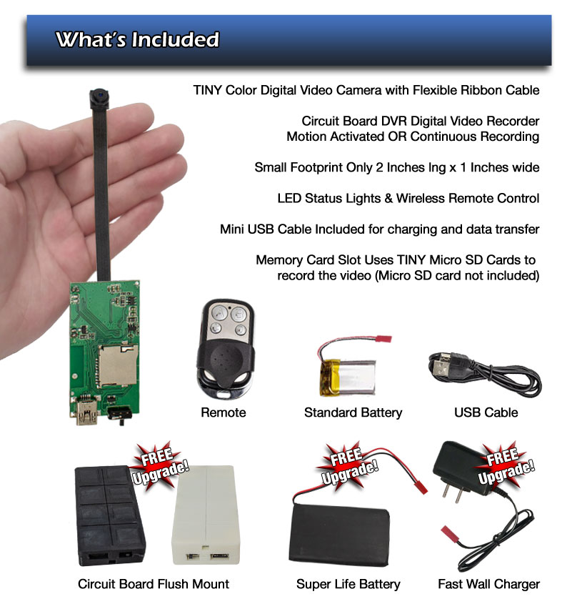 Do It Yourself Hidden Camera Kit with DVR
