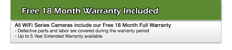 Free 18 Month Warranty Included The DVR Lite and DVR Pro series include a Free 18 month warranty for parts and labor. We will guarantee this item to be free of defects and we will cover the cost of parts and labor to repair any defects during the warranty