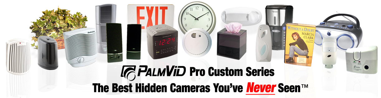 PalmVID Brand Hidden Cameras Spy Cameras and NannyCams