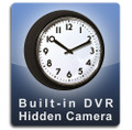 Built-In DVR Wall Clock Hidden Camera Spoy Camera Nanny Cam Black Frame
